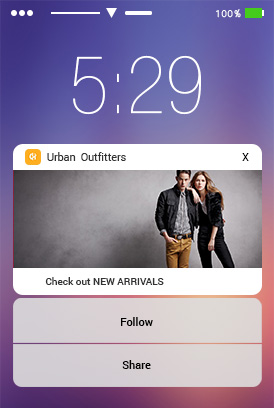 custom layouts in push notification in iOS 10